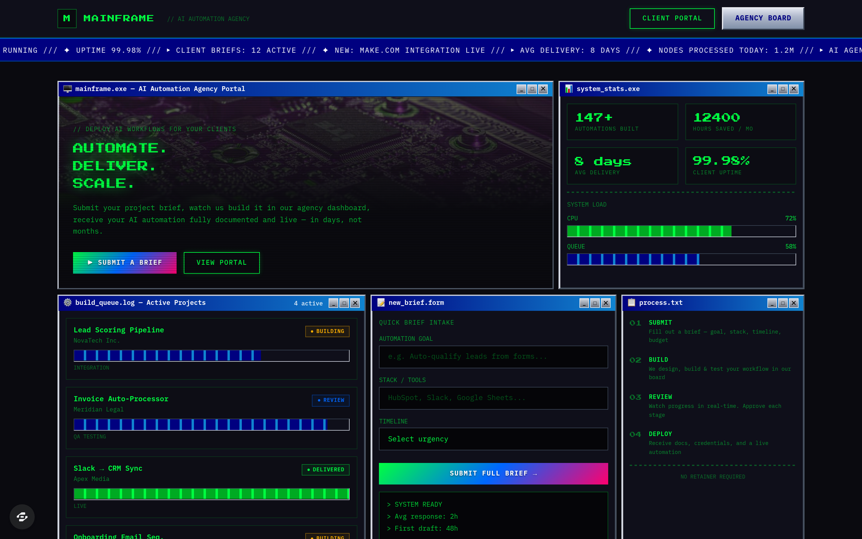 Mainframe preview