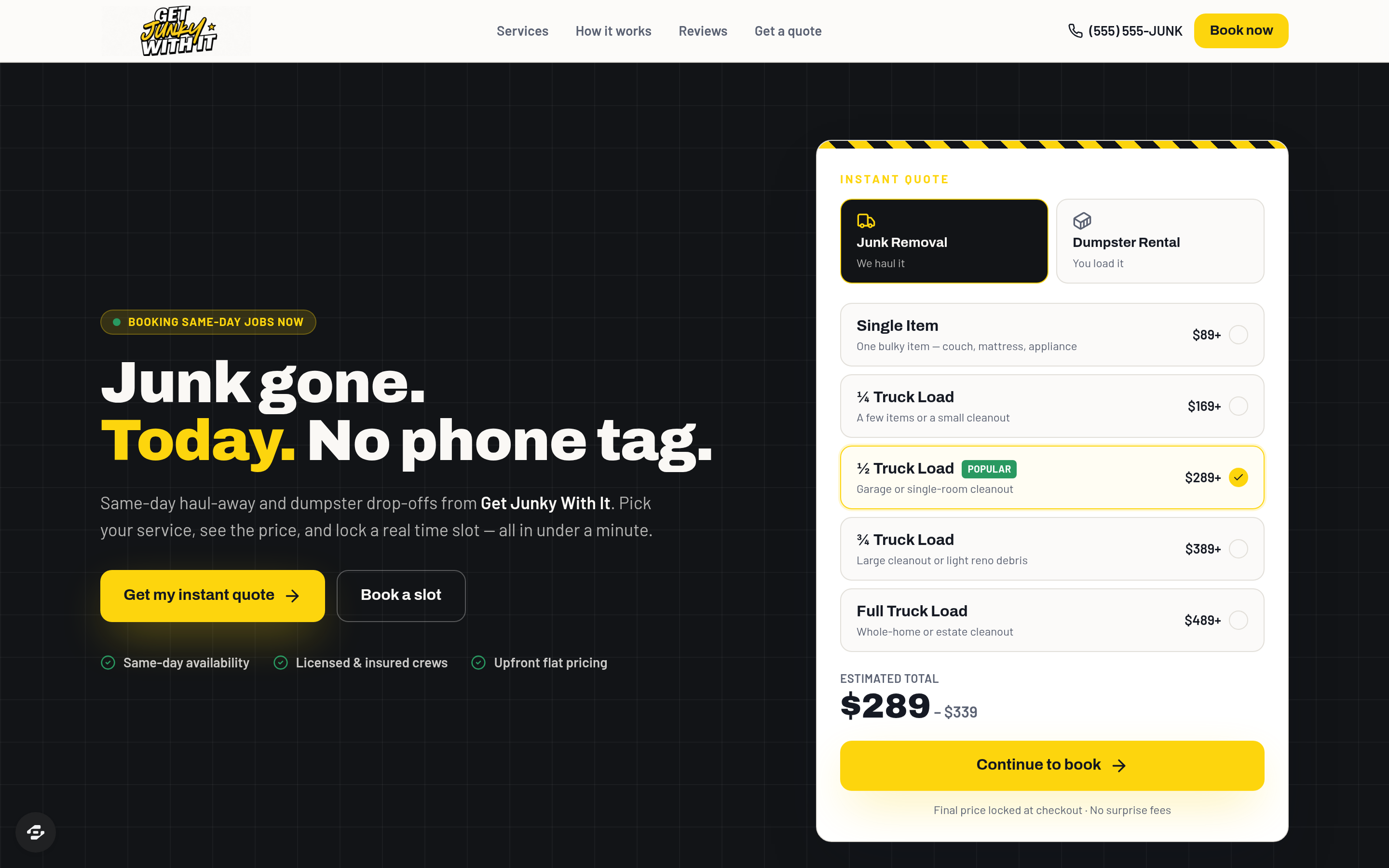 Get Junky Bookings preview