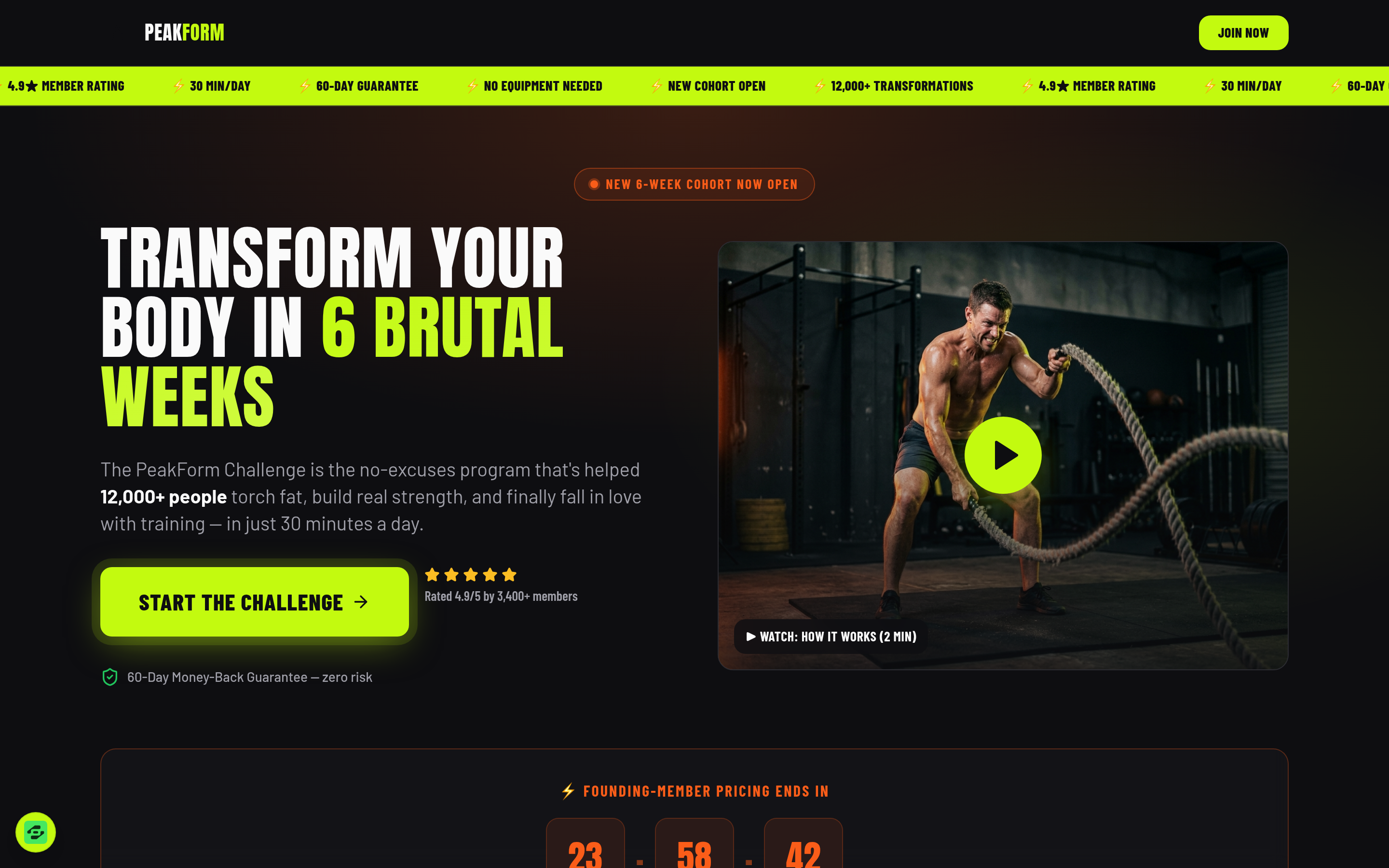PeakForm Challenge