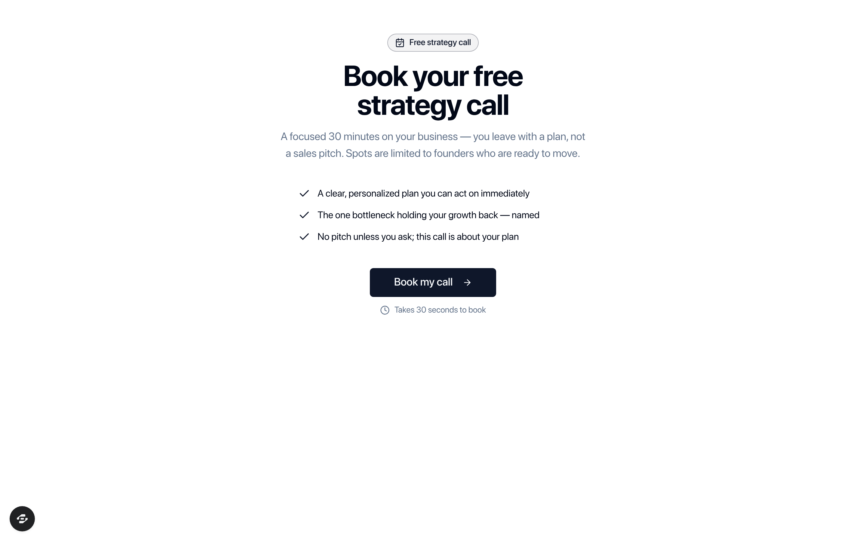 Strategy Call Booking Funnel preview