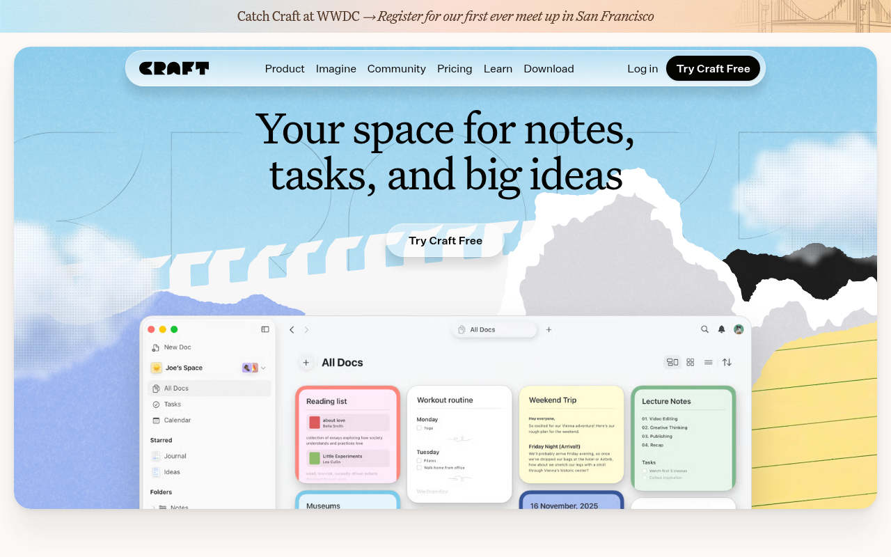 Craft Docs
